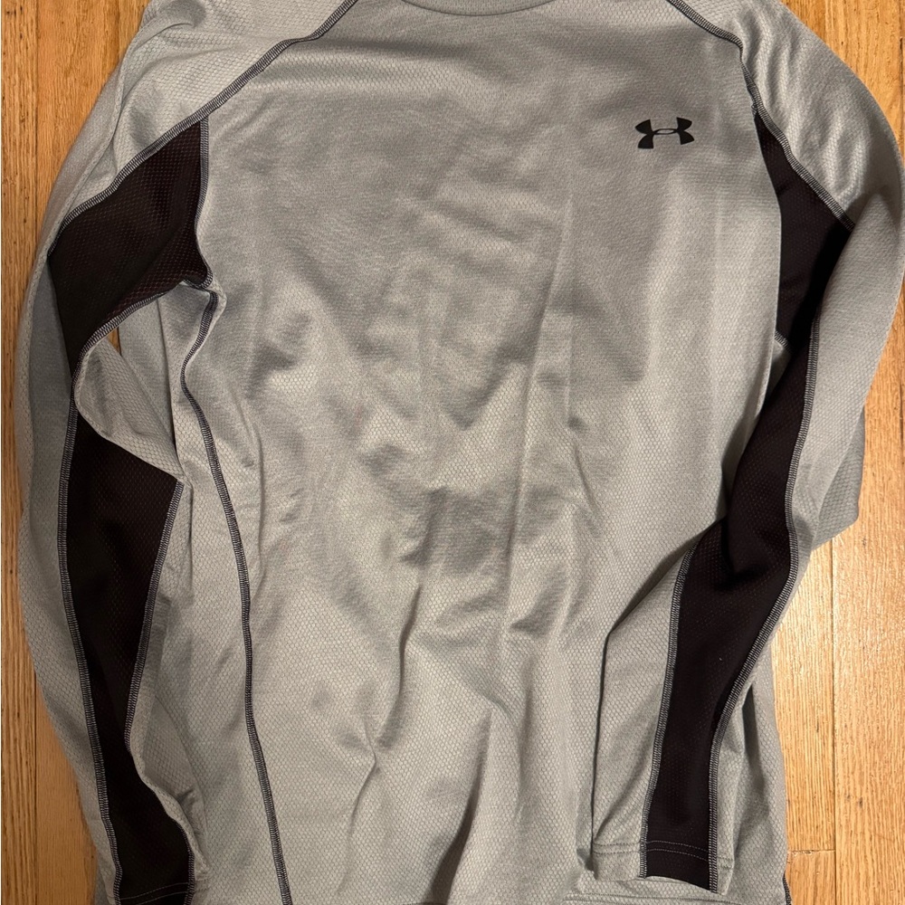 Under Armour ColdGear Fitted Top in Gray